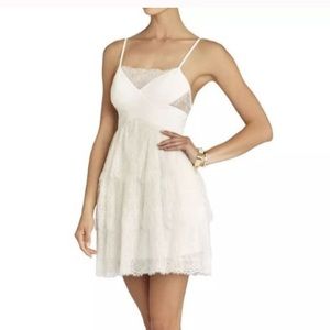 DELICATE WHITE LACE SHOWER DRESS